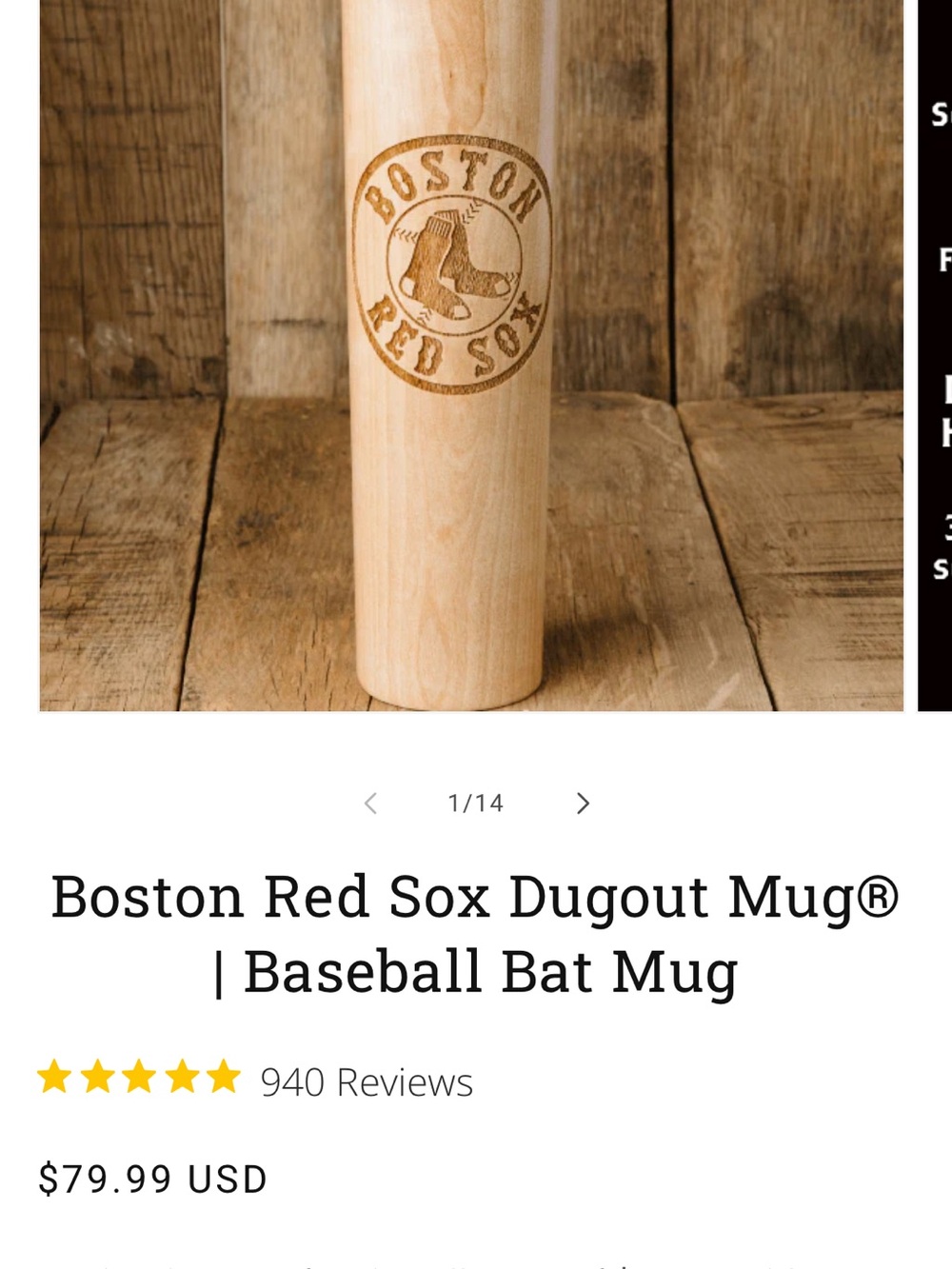 Dugout Mugs - Boston Red Sox branded